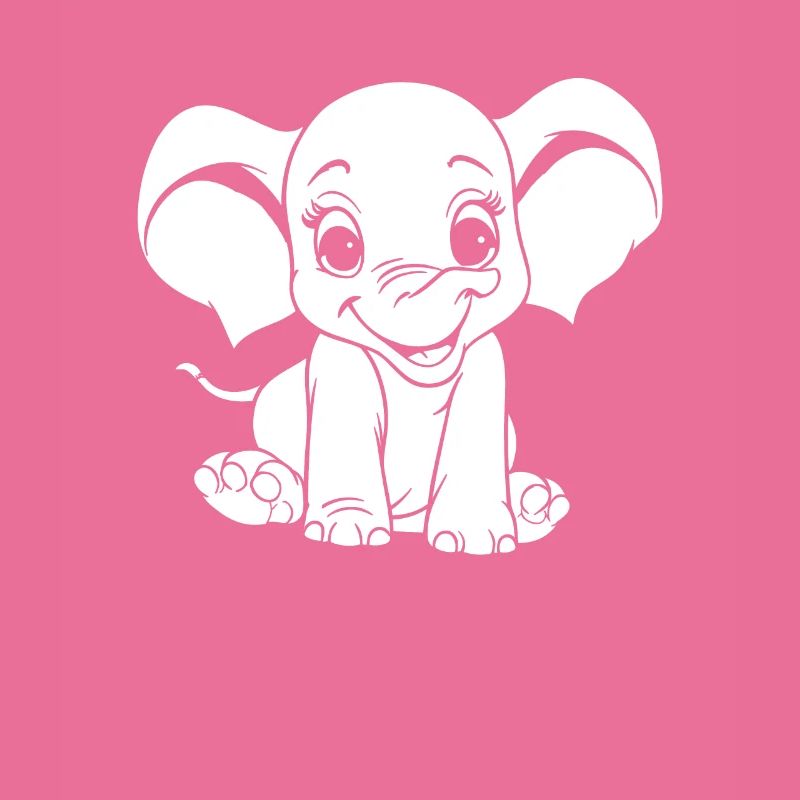 Éléphant souriant
