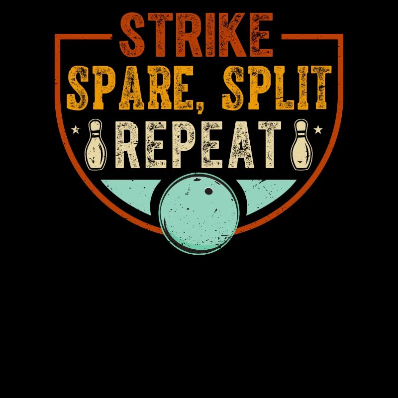 Toupie de bowling - Strike Spare Split Repeat