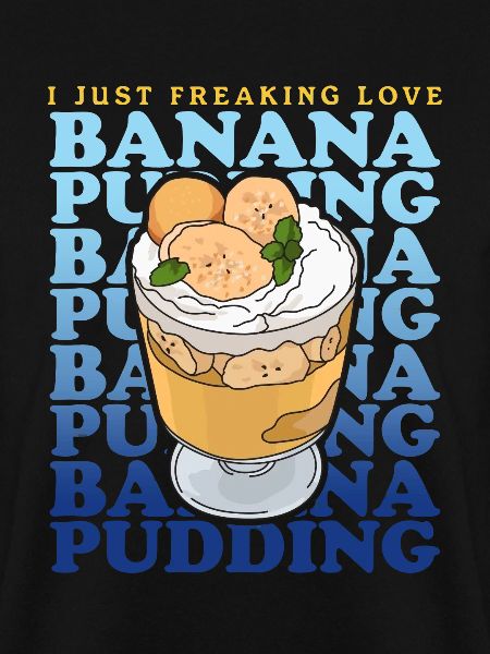 Bananenpudding Bananen-Pudding Geschenk