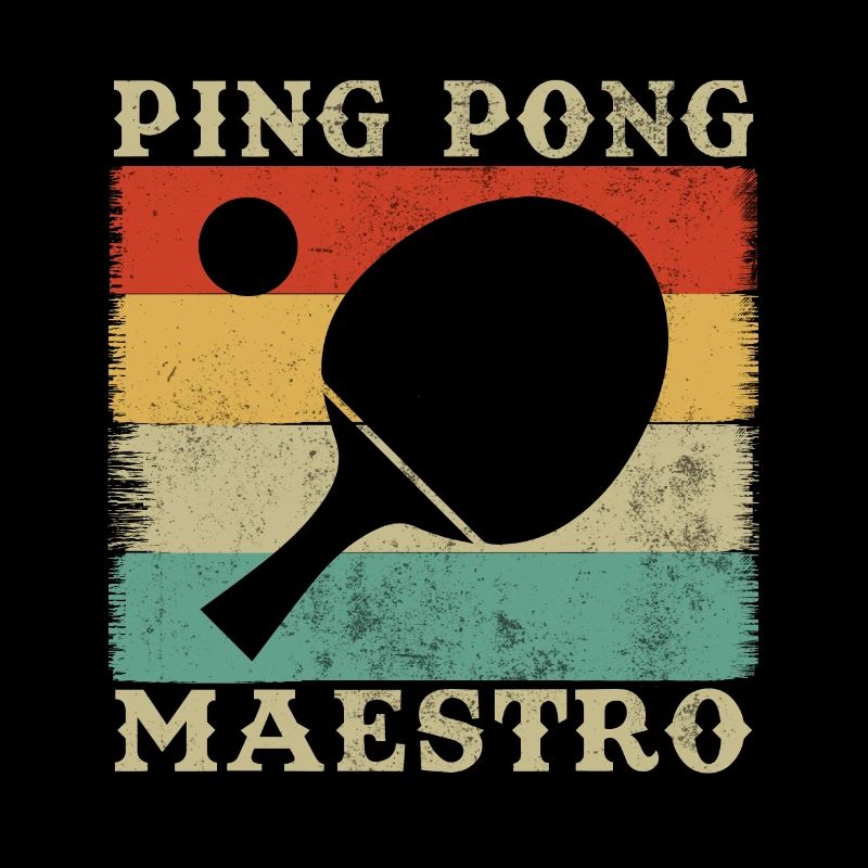 Ping pong master Gift Humor