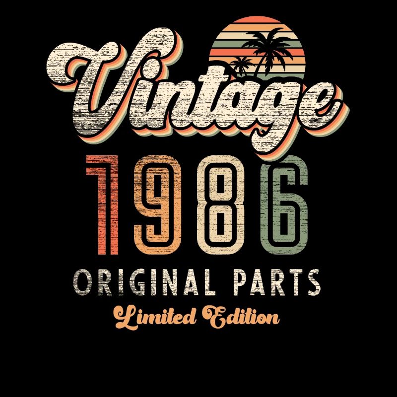 Millésime 1986 Anniversaire Rétro