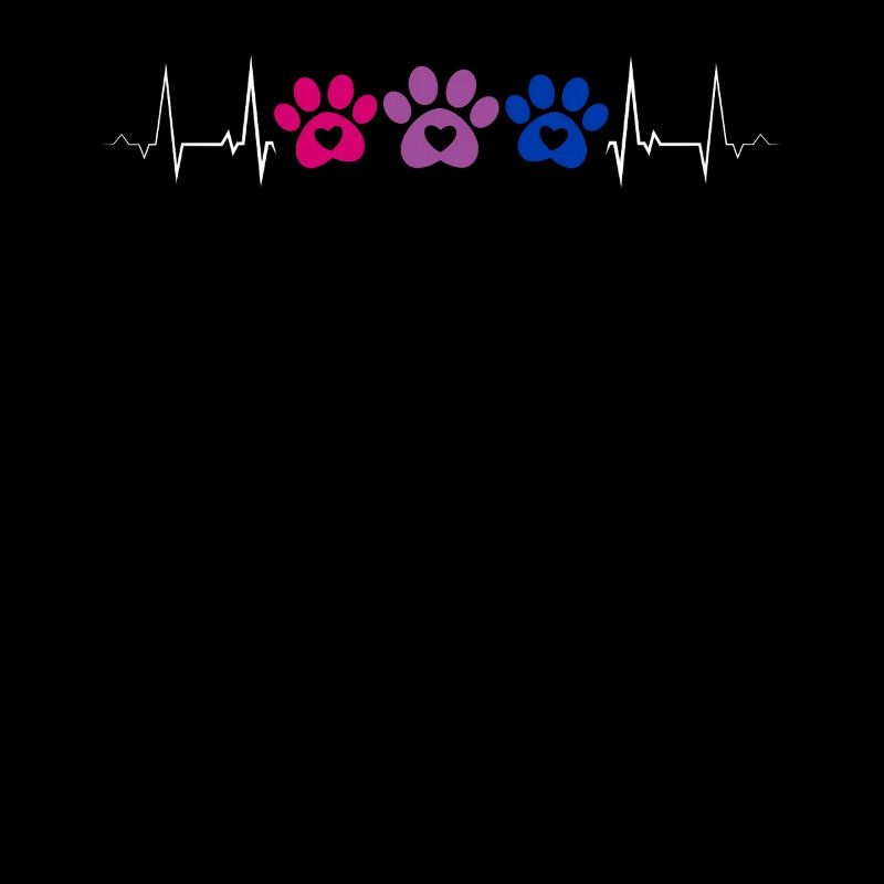 Bisexual Paws Heartbeat Pride