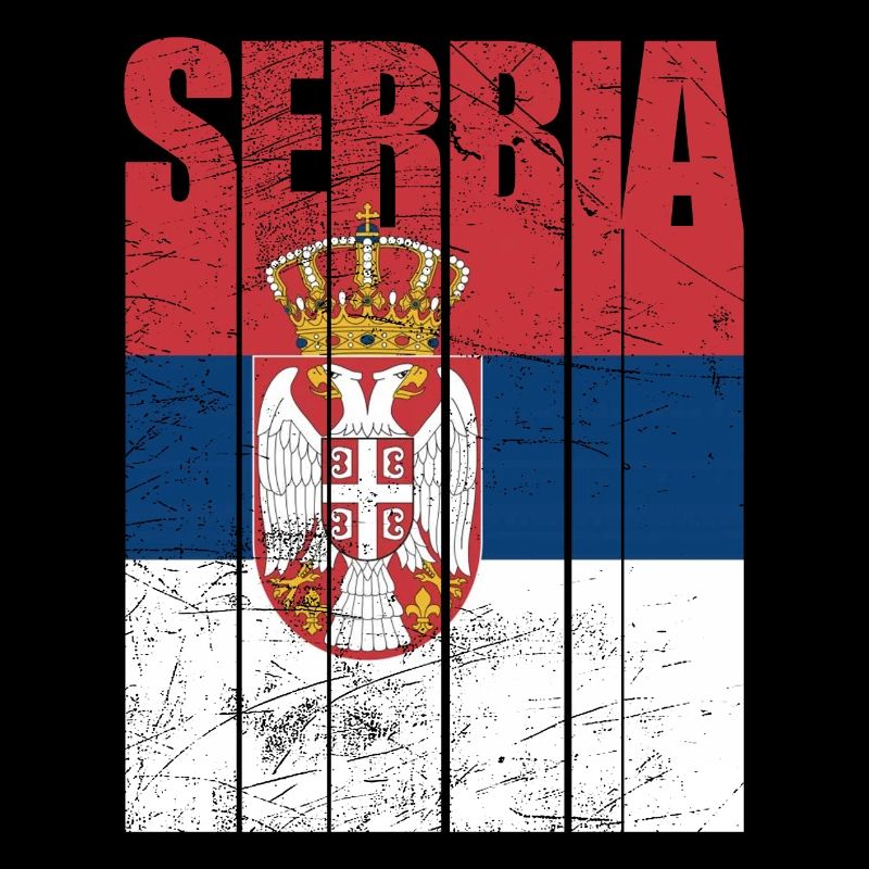 Serbien Flagge