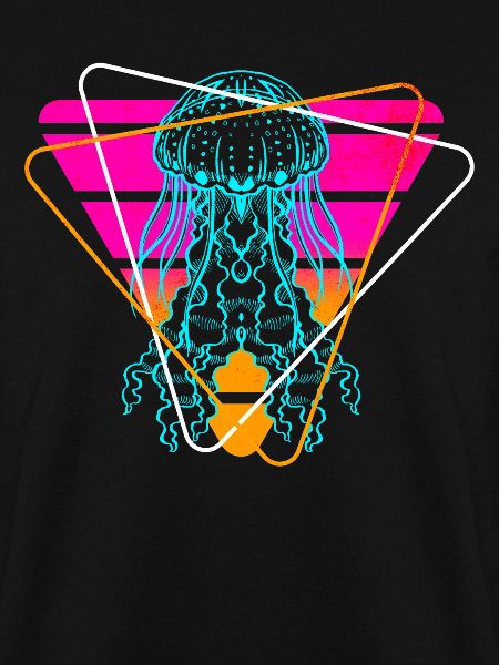 Vaporwave Qualle
