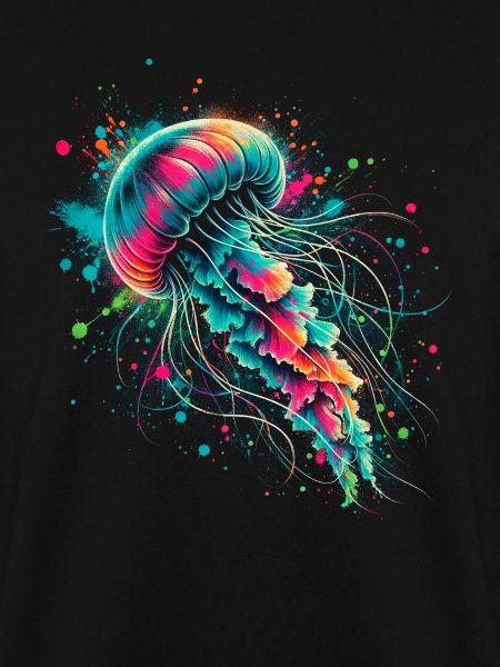 Bunte Qualle