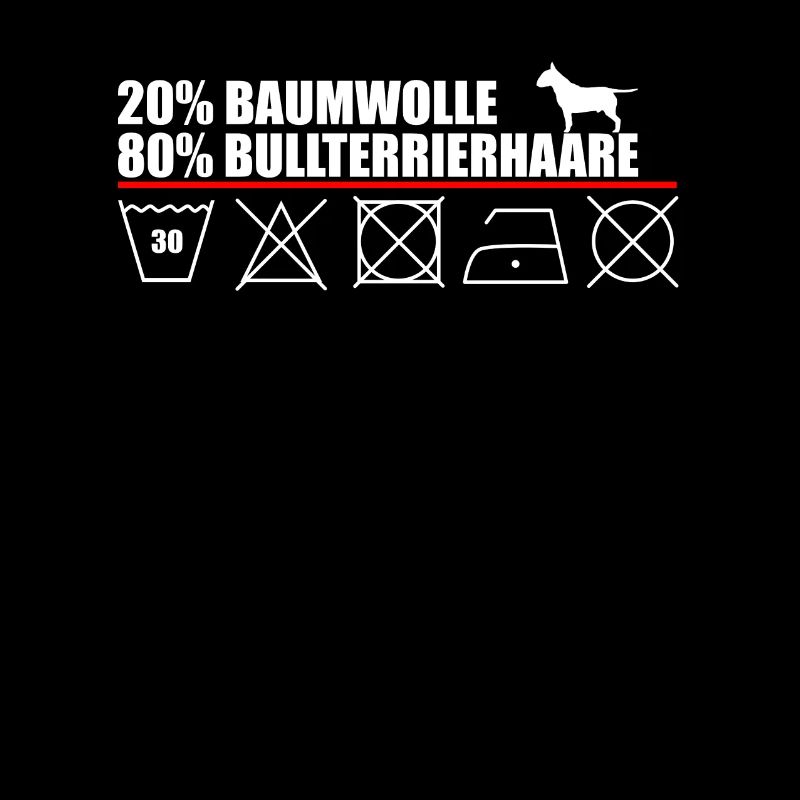 Bullterrier Hundehaare Geschenk