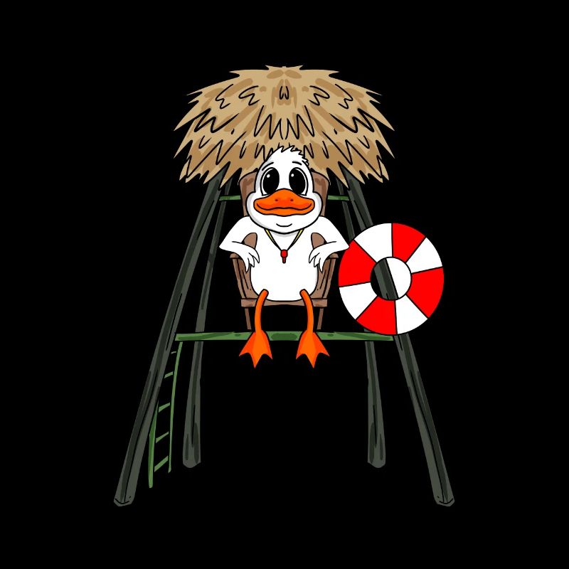Rettungsschwimmer Ente