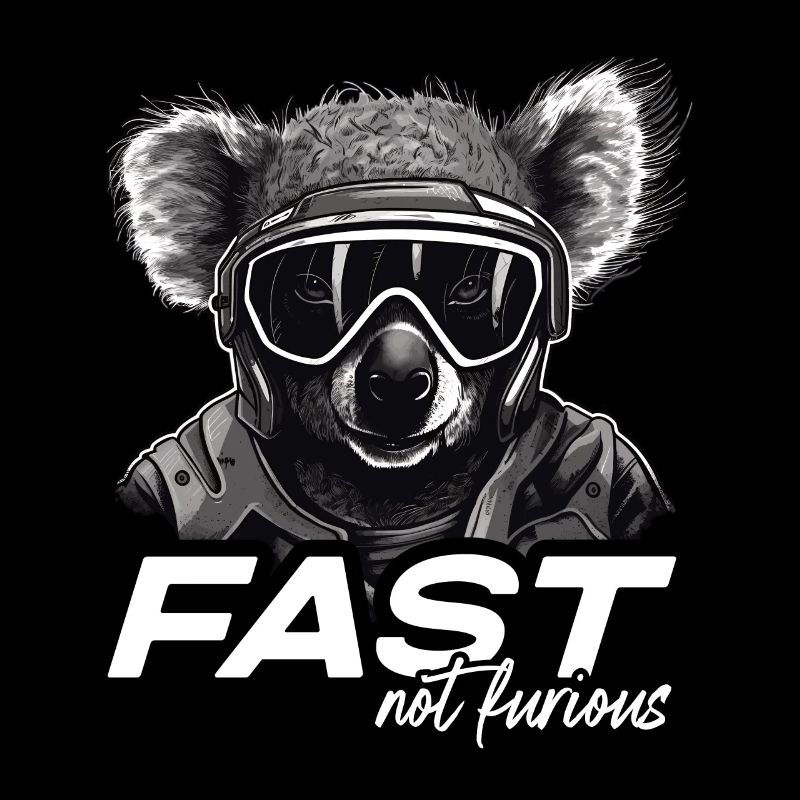 Fast Not Furious Koala Bear