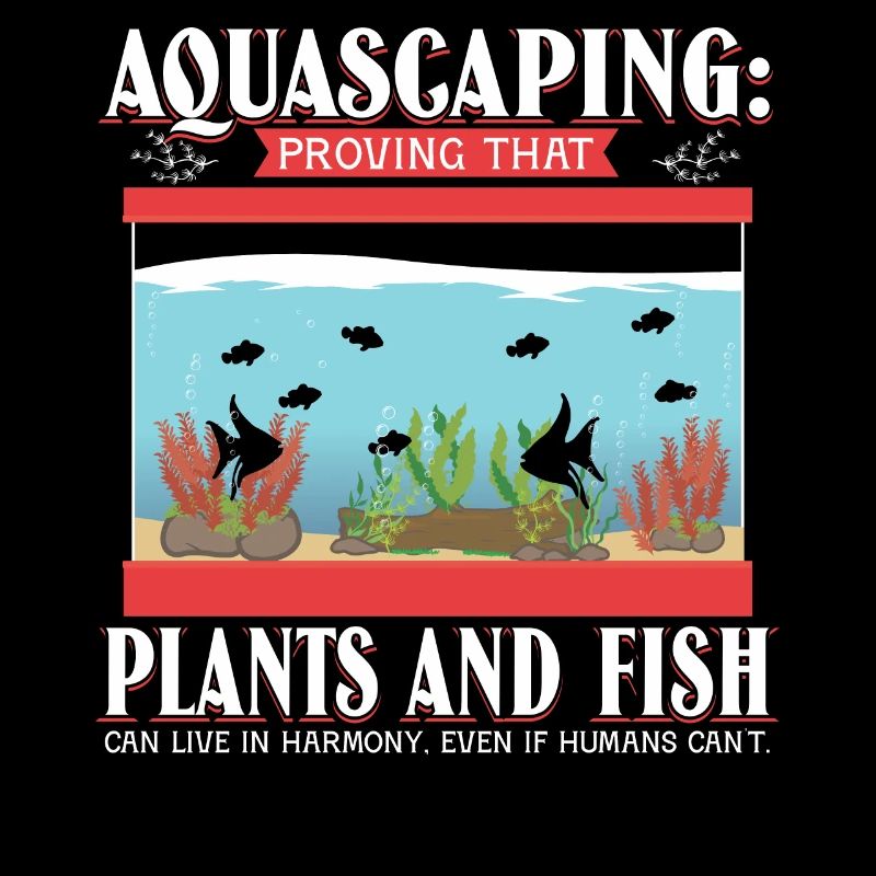 proving that plants and fish can live in harmony