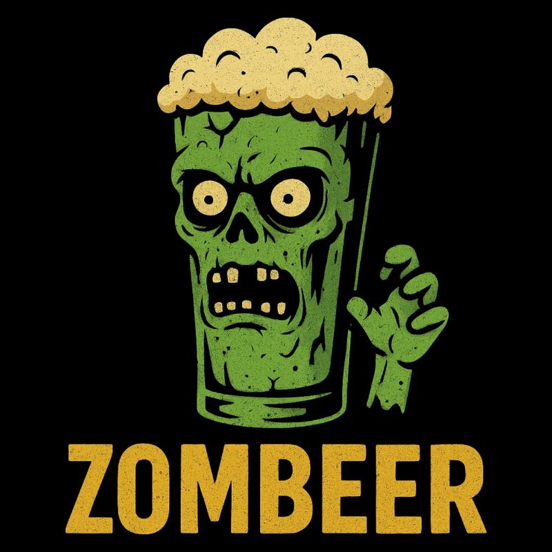 Zombeer lustiger Spruch - Happy Halloween