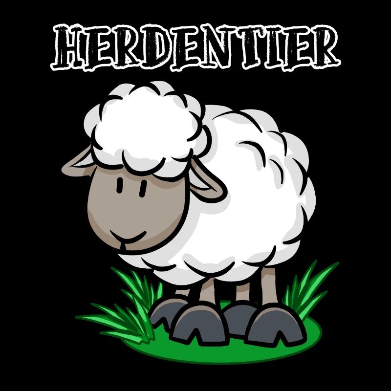 Cartoon "Herdentier"