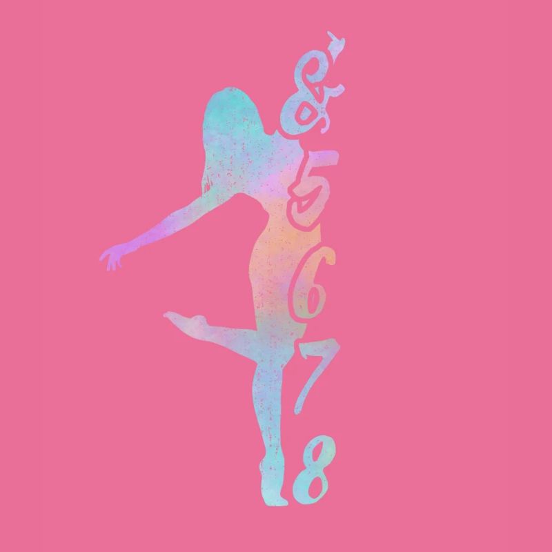 Dancing Dance Instructor & 5 6 7 8 Standard Dance Gift