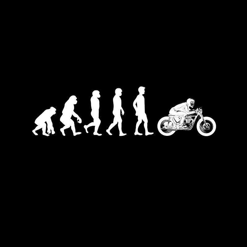 Évolution moto rider biker vélo
