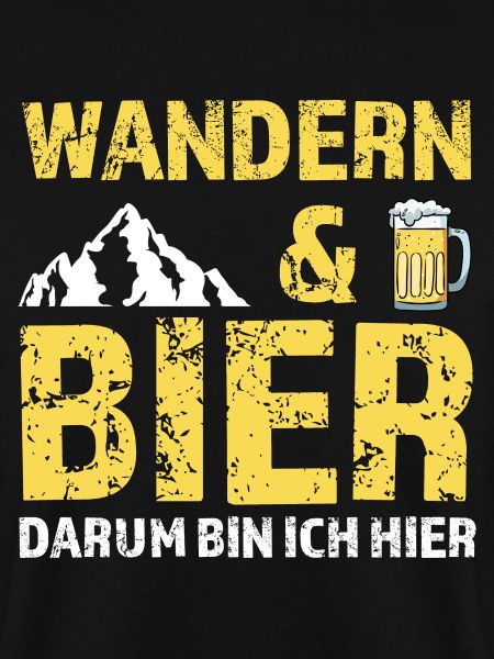 Wandern Bier Berg Geschenk