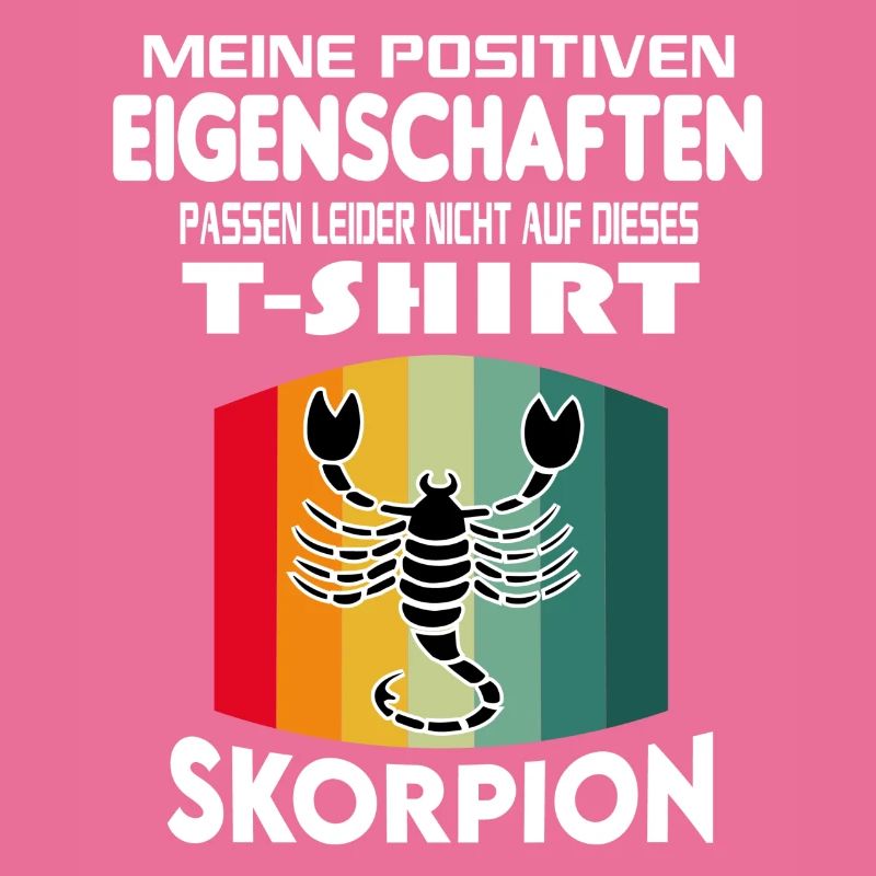 Geburtstag Sternzeichen Retro Skorpion