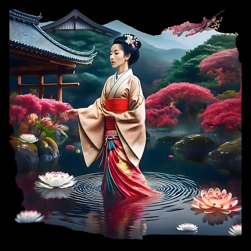 Japanische Dame