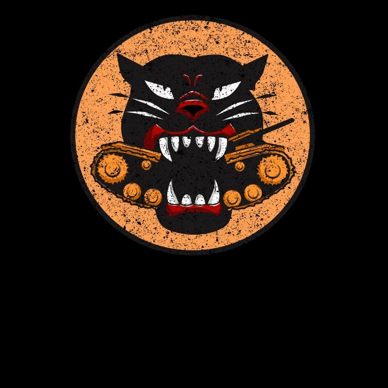 WW2 Tank Destroyer Division Panther Patch Tee