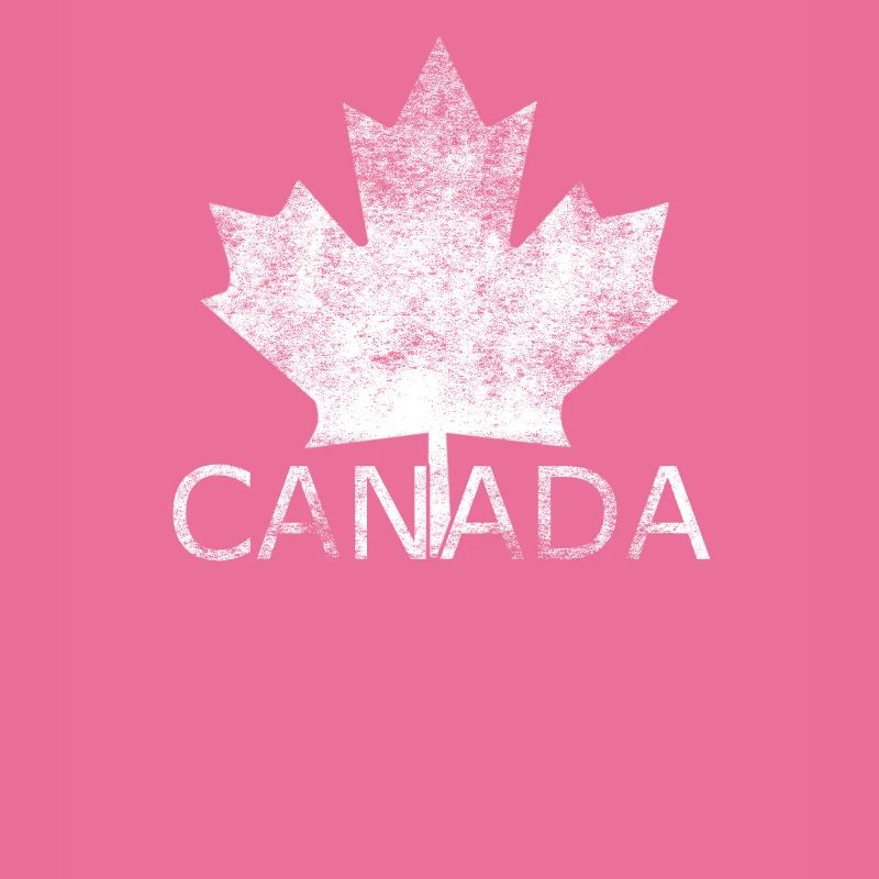 Distressed Canada flag maple leaf in white