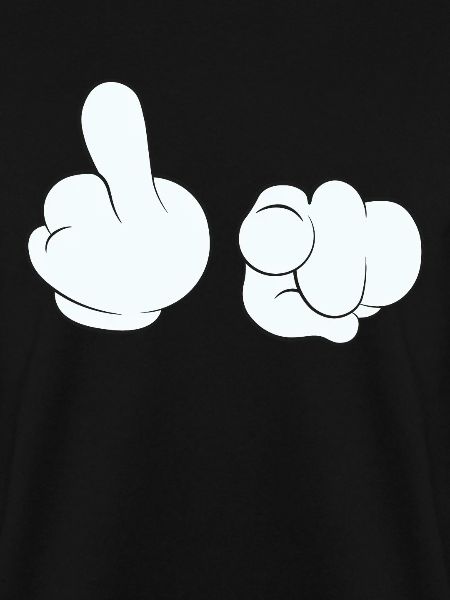 Fick dich Stinkefinger Mittelfinger
