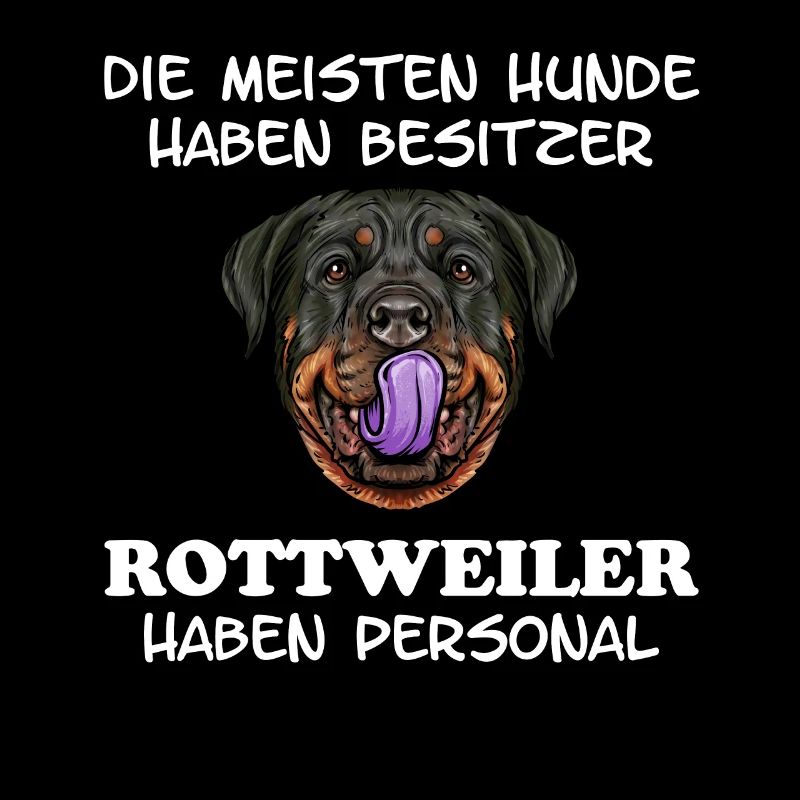 Besitzer Personal Rottweiler Hund