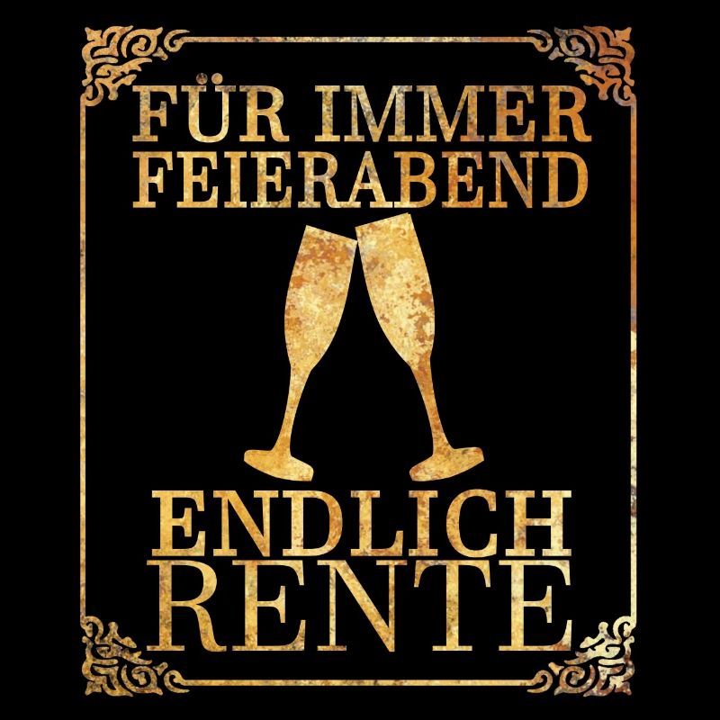 Für immer Feierabend - endlich Rente