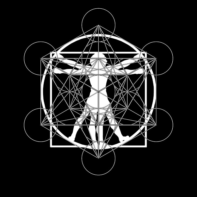 Géométrie sacrée du cube de Da Vinci Metatron