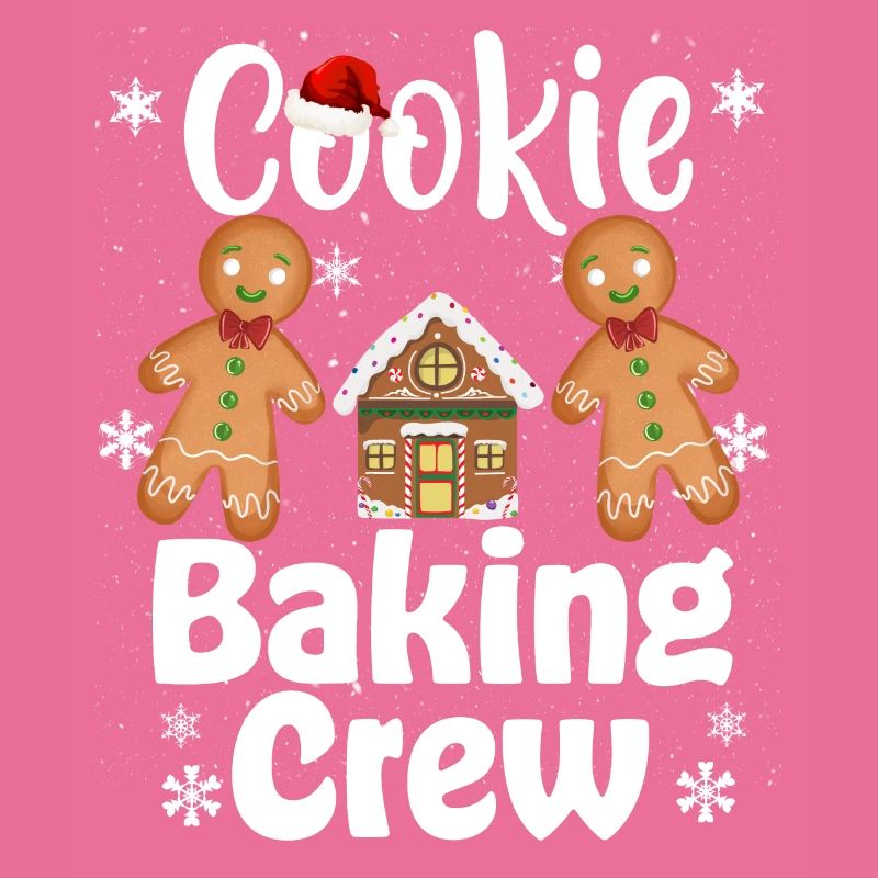 Équipe de cuisson de biscuits de Noël