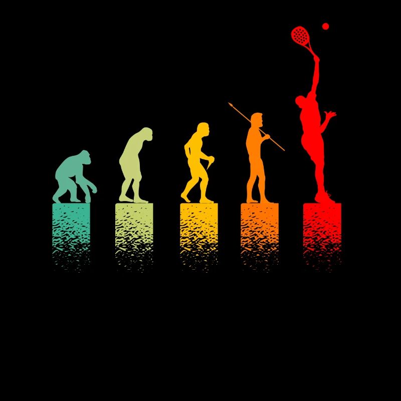 Evolution Tennisman idee cadeau passionné de tenni