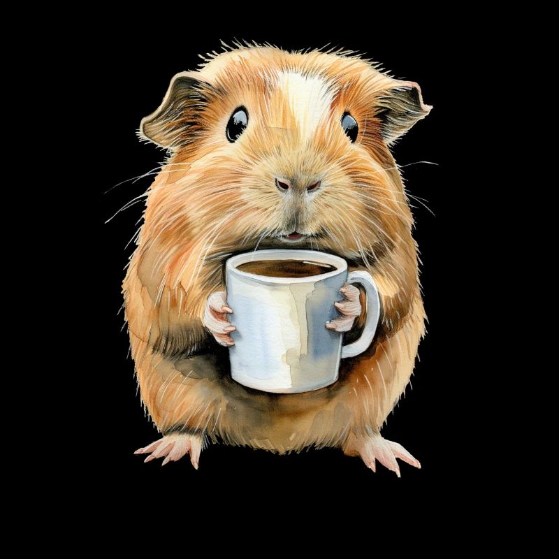 Meerschweinchen Kaffee Lustig Geschenk