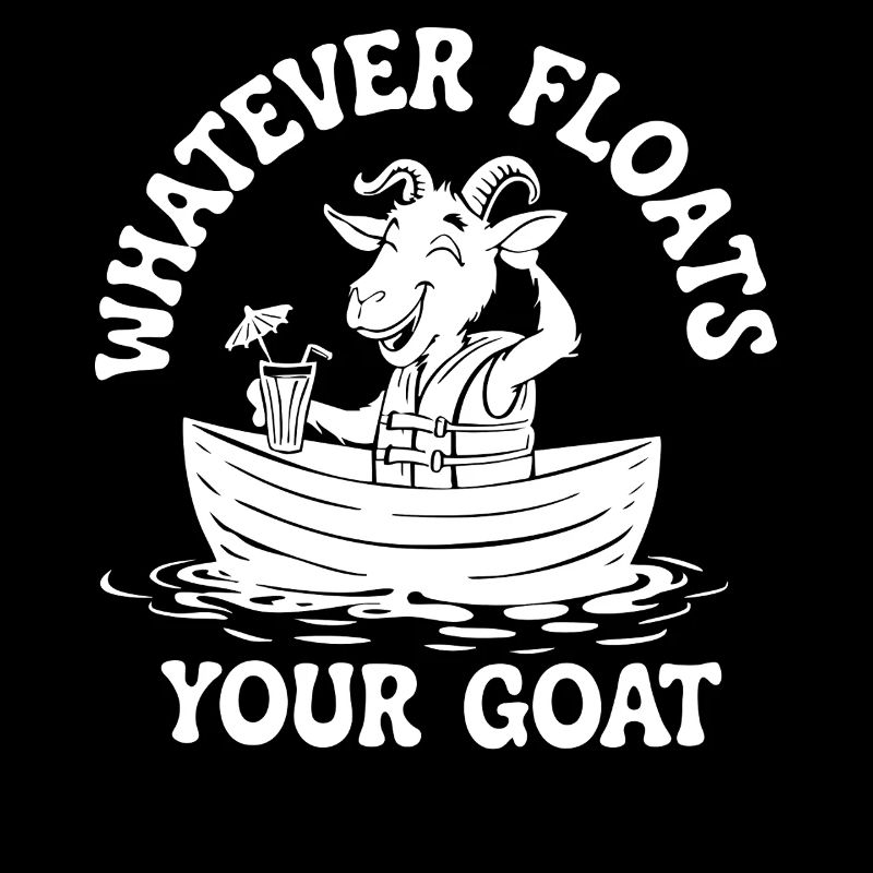 Whatever Goat Lustiges Schwebendes Ziegendesign