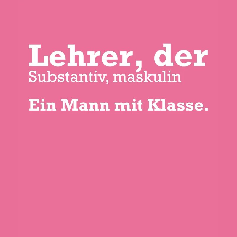 Lehrer Ein Mann mit Klasse