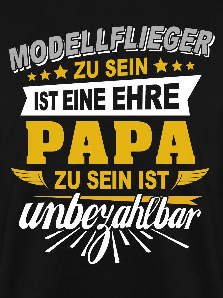 Modellflieger Papa Modellflug Modellfliegen