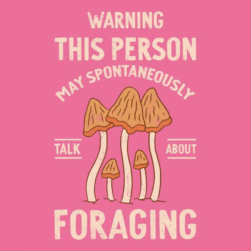 May Spontaneously Talk About Foraging Mushroom