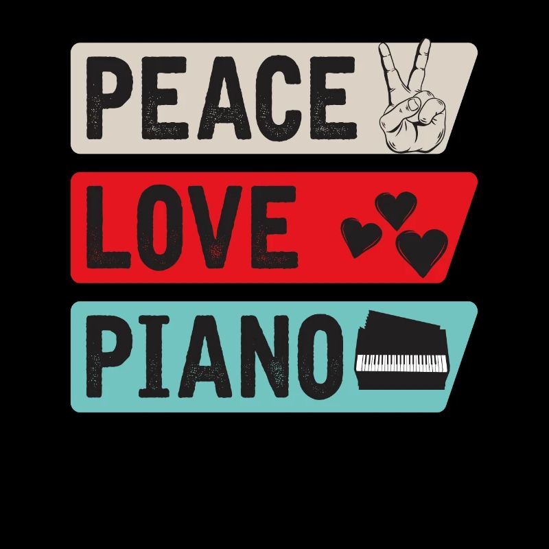 Peace Love Piano Instrument à clavier