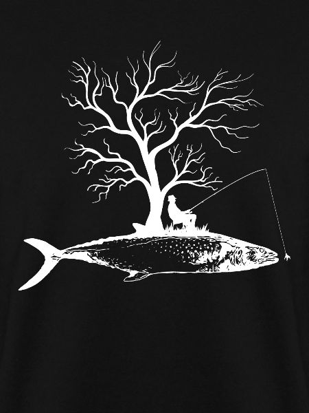 Grafikbaum - Fisch Spanische Makrele