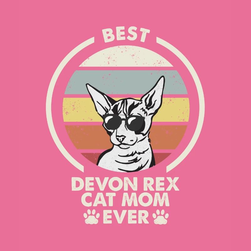 Cat Mom - Devon Rex Cat