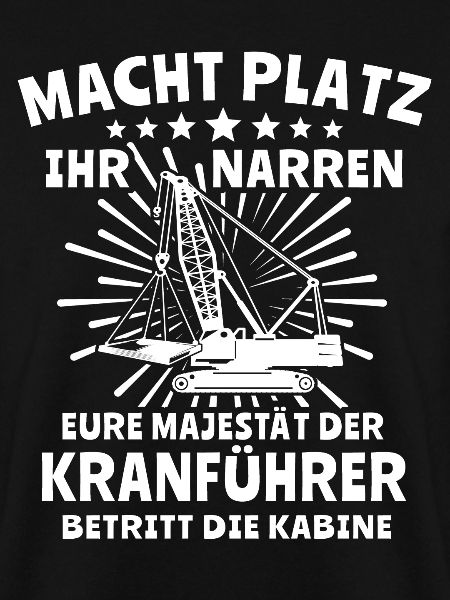 Kranführer Kran Kranfahrer