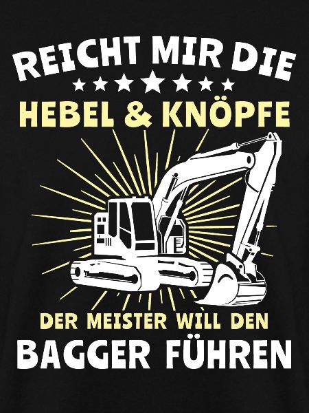 Baggerfahrer Bagger Fahren
