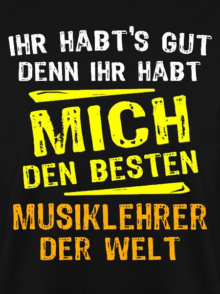 Musiklehrer Geschenk