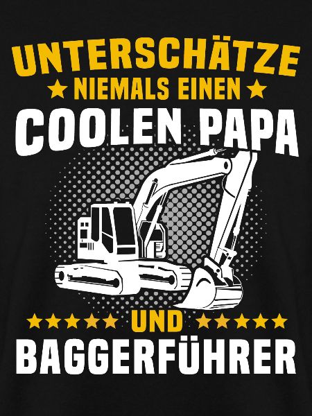 Baggerfahrer Papa Baggerführer
