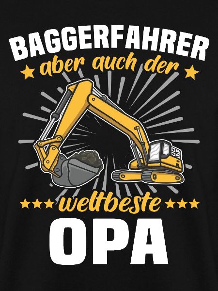 Opa Baggerfahrer