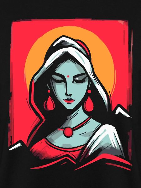 Traditionelle indische Frau