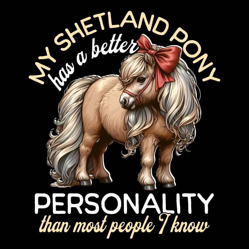 Cavalier de poney Shetland