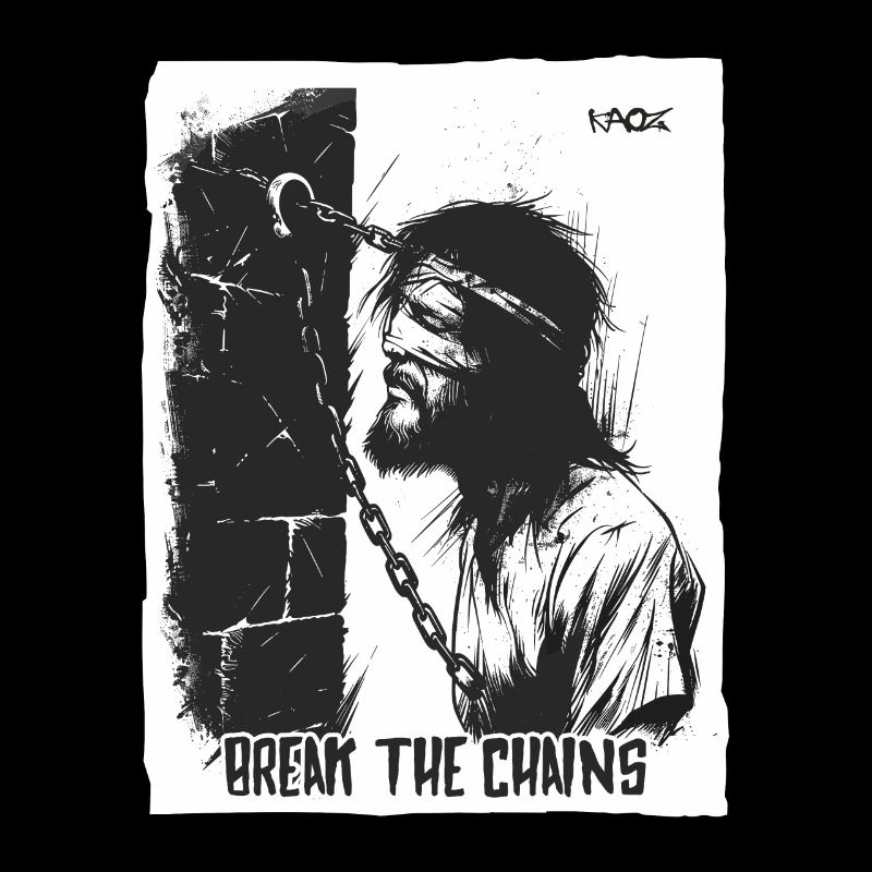 Suffering man, break the chains