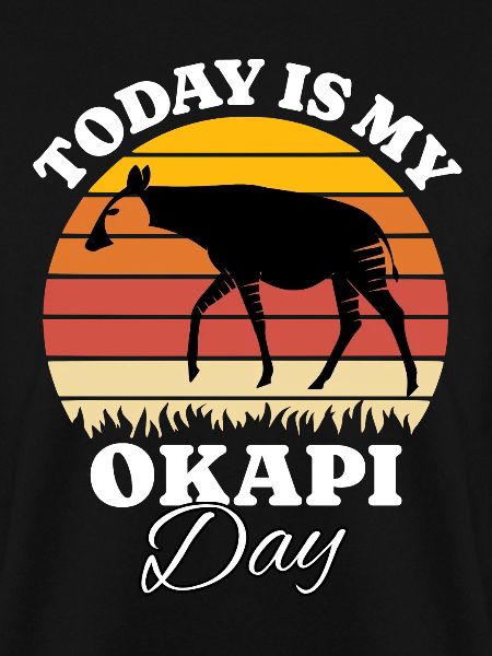 Girafe forestière Okapi