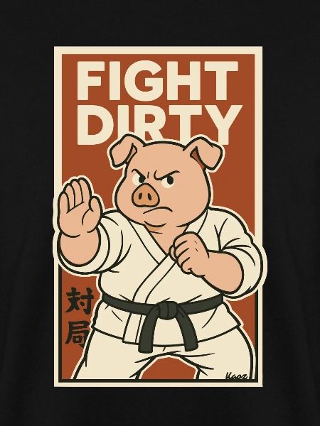 Karate Kampfschwein – Kämpfe schmutzig
