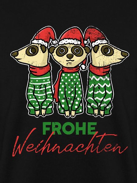 Erdmännchen Clan Weihnachten Weihnachtsmann