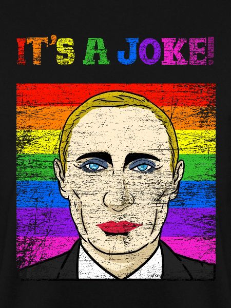 Putin Witz Politiker Geschenk