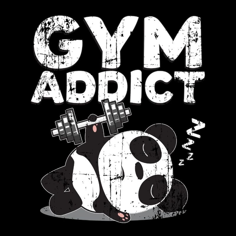 Cadeau d'haltère Panda