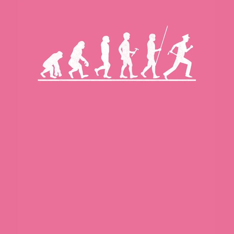 Polizist Evolution Polizei Polizeibeamte Geschenk